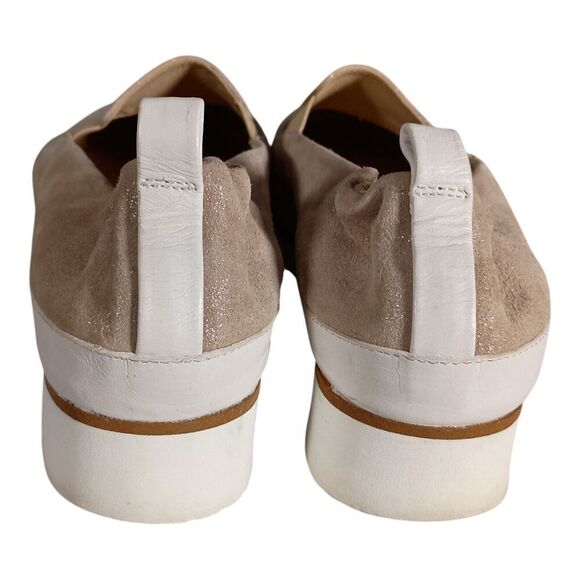 Softwaves Terracare Elyse Slip-On Shoe Loafer Cream Leather Womens 38.5/US 7.5-8 - Picture 9 of 11